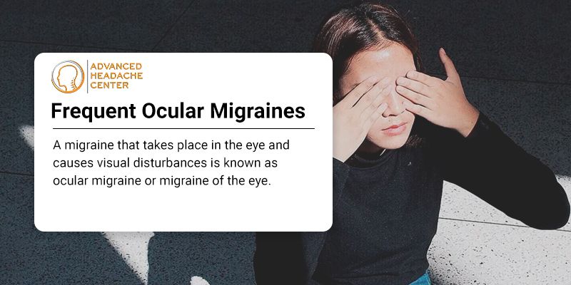 When should I be concerned about ocular migraines?